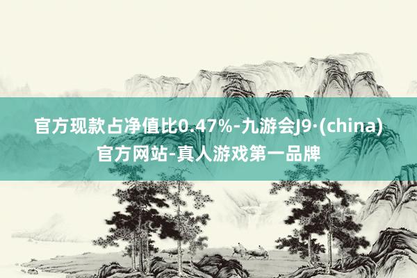 官方现款占净值比0.47%-九游会J9·(china)官方网站-真人游戏第一品牌