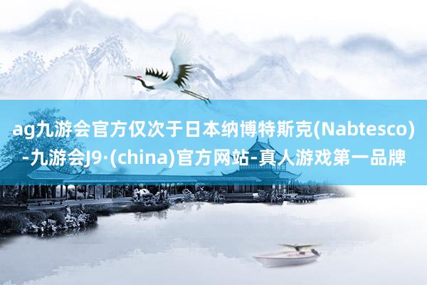 ag九游会官方仅次于日本纳博特斯克(Nabtesco)-九游会J9·(china)官方网站-真人游戏第一品牌